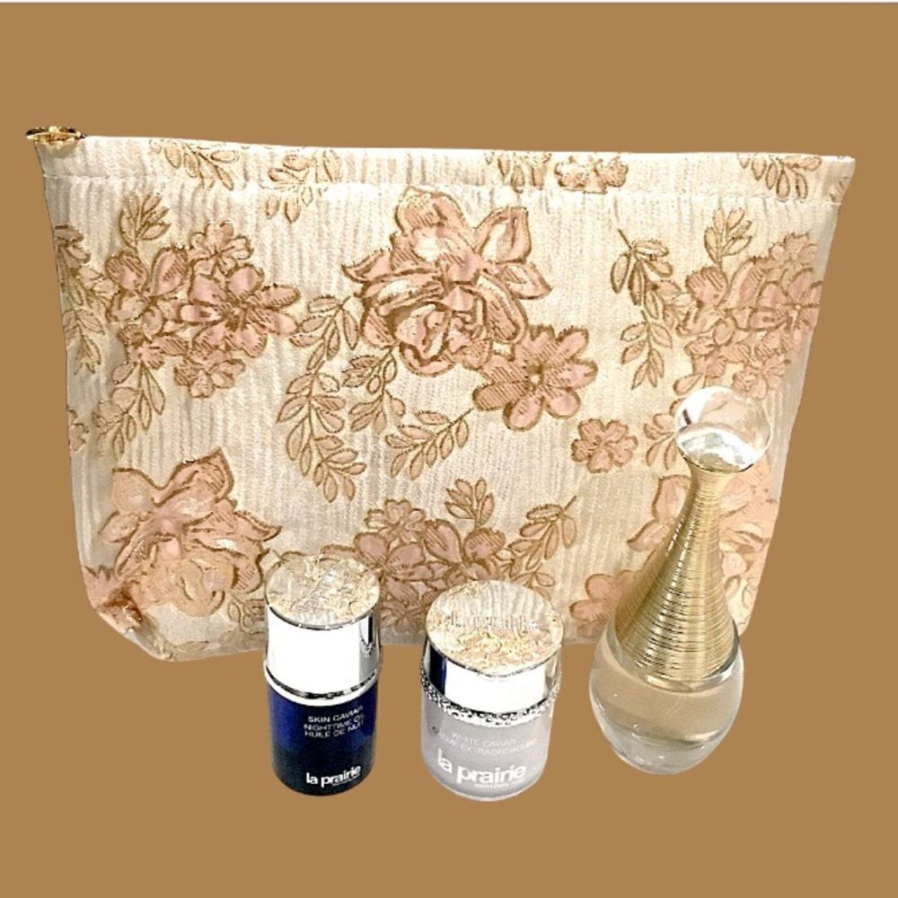 TORY BURCH COSMETIC CASE MAKEUP BAG BEAUTY POUCH ♻️ - Picture 2 of 4